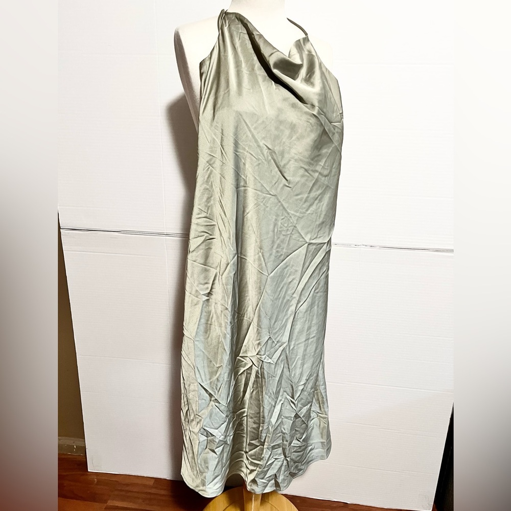 Show me your MUMU dress Verona Cowl Sage SA62 size S